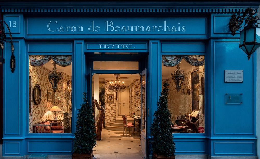 Hotel Caron De Beaumarchais Paris Dış mekan fotoğraf