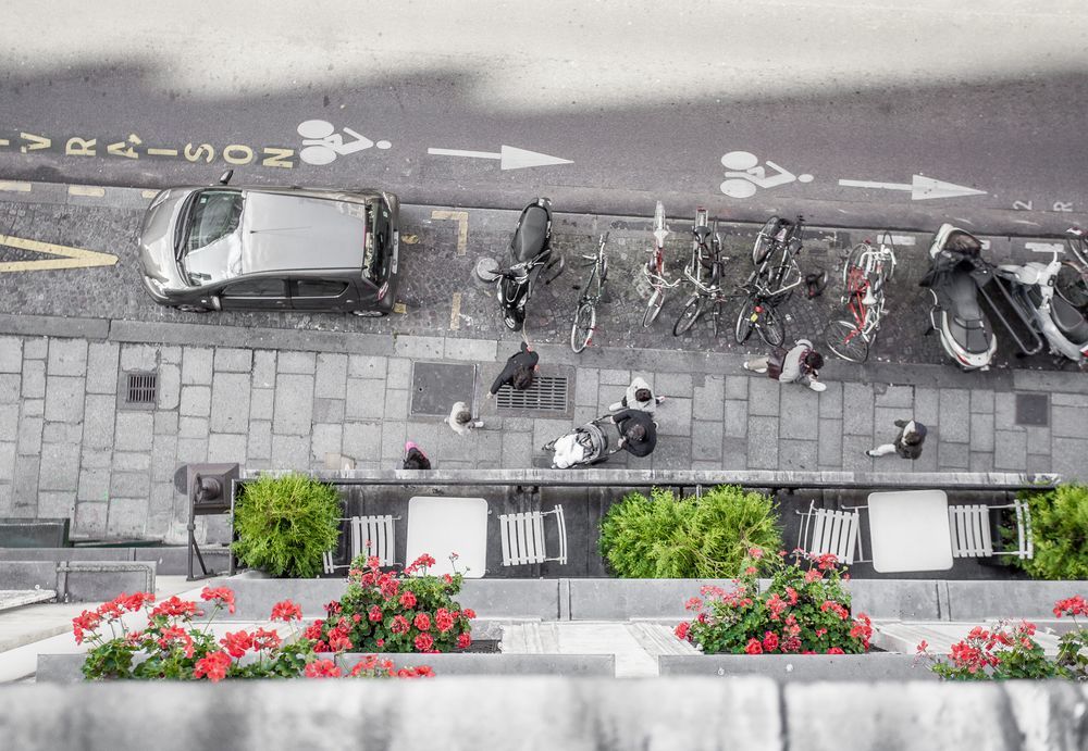 Hotel Caron De Beaumarchais Paris Dış mekan fotoğraf